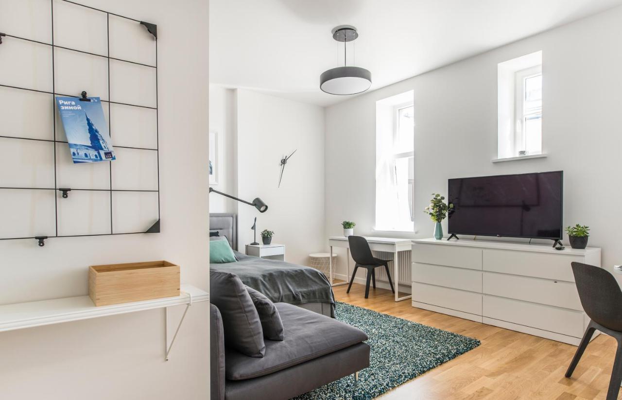 Cozy Modern Studio - Great For Short Trips Riga Eksteriør billede